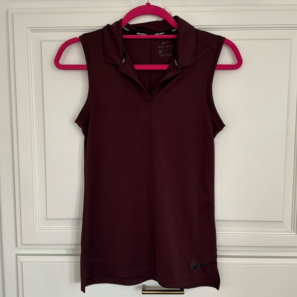 Nike golf sleeveless shirt